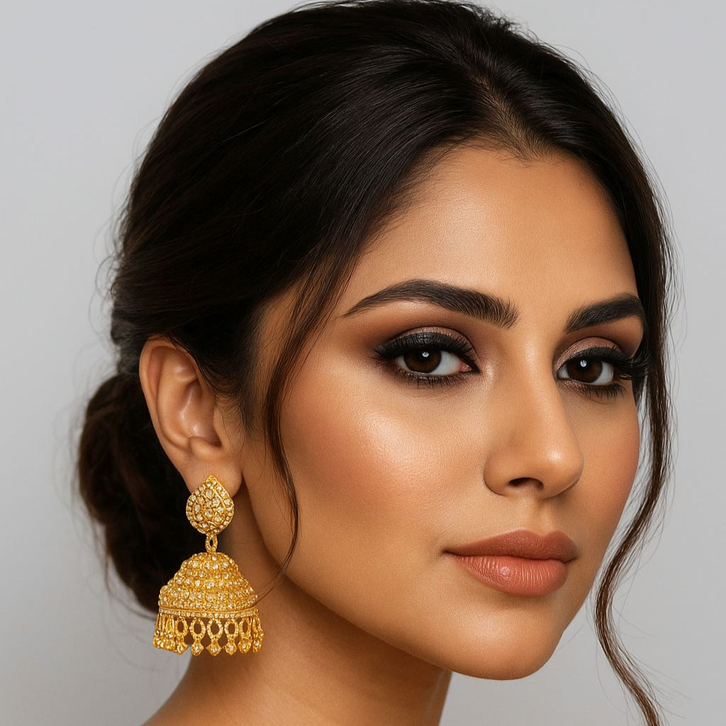 Golden Jaipuri Earring