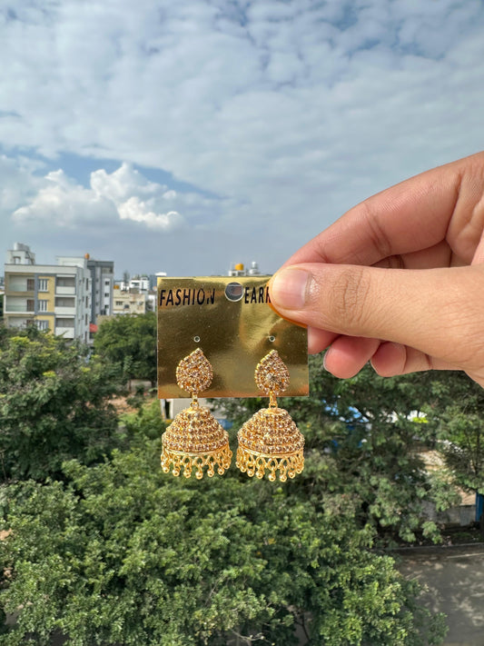 Golden Jaipuri Earring